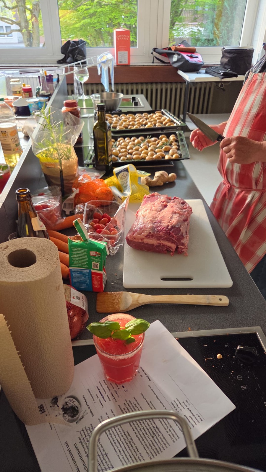 Fleisch und Gemüse