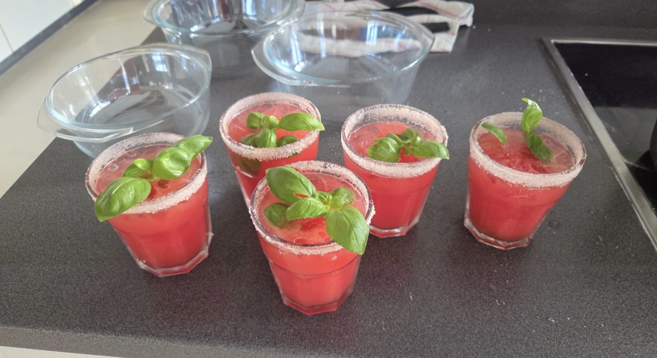 Wassermelone 🍉, natürlich alkoholfrei.